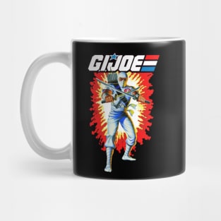 80s toys: Storm Shadow GI Joe toy art card Mug